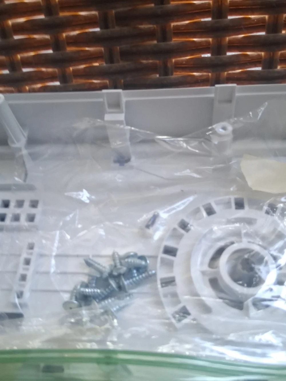 wa50m7450aw/A4 Samsung Washer Control White Panel Assembly with Knob DC97-19576T